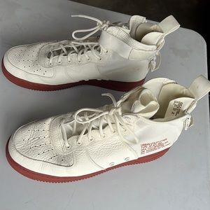 SF Air Force 1 Mid “Red Ivory”